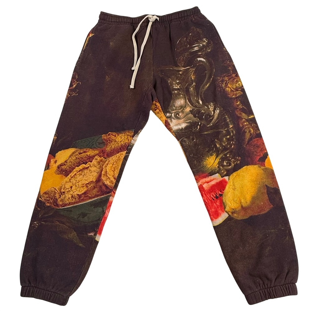 Denim Tears African Diaspora Goods Still Life Graphic Sweatpants Brown Large